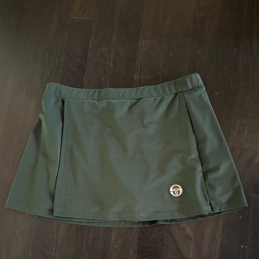 Sergio Tacchini Forest Green Tennis Skirt